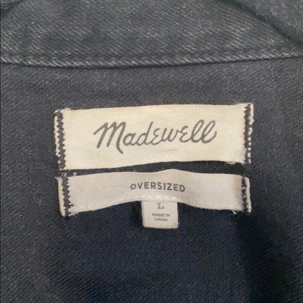 Madewell Black Denim Jean Jacket - Picture 4 of 11